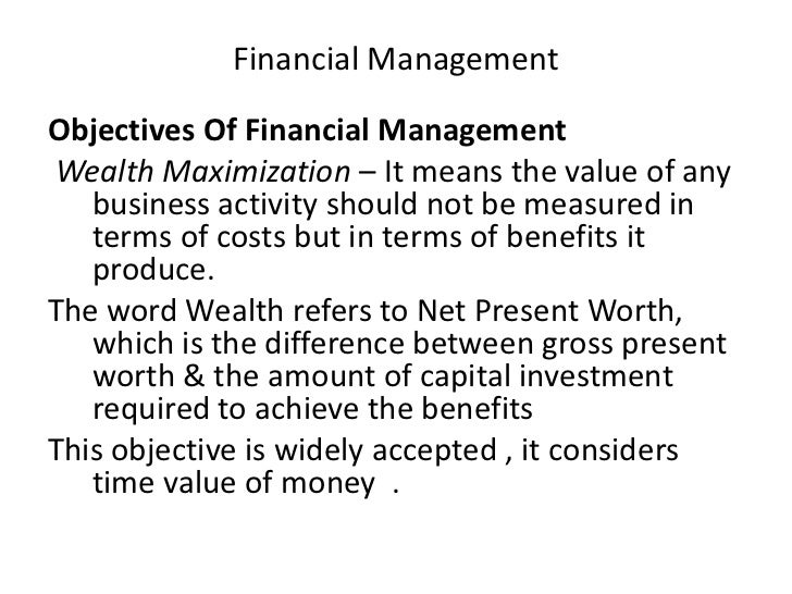 the difference between wealth maximization and Wealth maximization leads to better and true evaluation of business the modern approach focuses on wealth maximization rather than profit maximization this gives a longer term horizon for. the difference between wealth maximization and Wealth maximization leads to better and true evaluation of business the modern approach focuses on wealth maximization rather than profit maximization this gives a longer term horizon for.