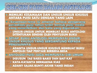 Kd 10 5 Antologi Puisi