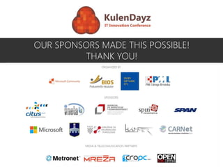 OUR SPONSORS MADE THIS POSSIBLE!
THANK YOU!
 