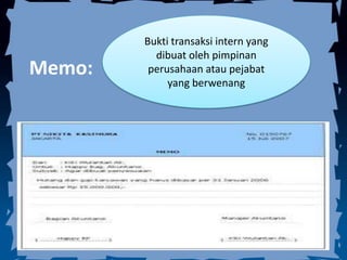 Mendokumentasikan Bukti-bukti Kas Kecil