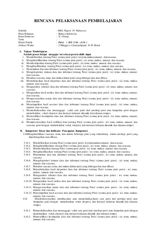 Materi Puisi Kelas X Semester 2 - KT Puisi