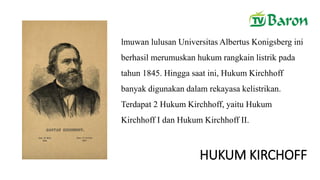 Rangkaian Searah sub bab Hukum Kirchoff kelas 12 | PPTX