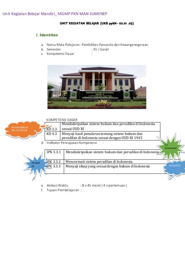 Kd 3 Sistem Hukum Dan Peradilan