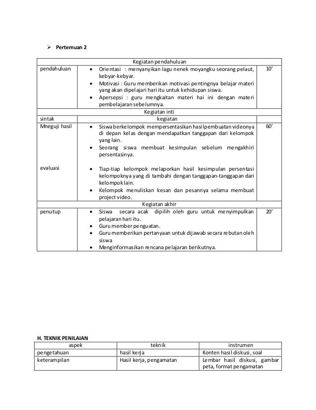 Rpp Sejarah Indonesia Kd 3 4