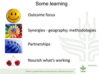 Reduced rural poverty system-level outcome: Progress, achievements, results