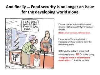 Food security system-level outcome: Progress, achievements, results