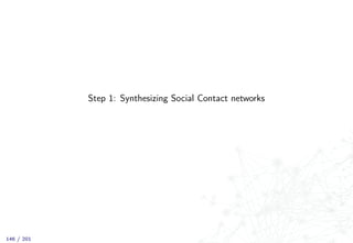 Step 1: Synthesizing Social Contact networks
146 / 201
 