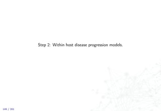 Step 2: Within host disease progression models.
149 / 201
 