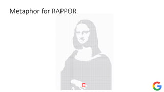 Metaphor for RAPPOR
 