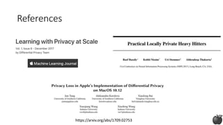 References
https://arxiv.org/abs/1709.02753
 