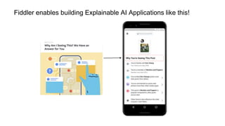 Fiddler enables building Explainable AI Applications like this!
 
