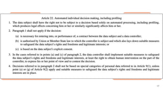 Fairness Privacy
Transparency Explainability
17
 