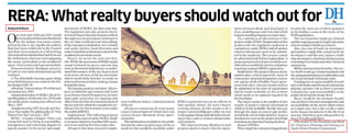 RERA: What realty buyers should watch out for 
