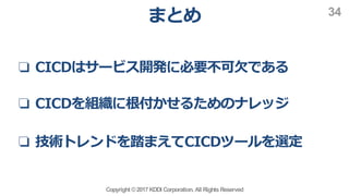 Copyright ©2017KDDI Corporation. All RightsReserved
34
❏
❏ C ID
❏
 