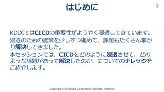 Copyright ©2018KDDI Corporation. All RightsReserved
3
I
K
D
K
 