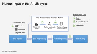 Human Input in the AI Lifecycle
KDD Tutorial / © 2020 IBM Corporation
 
