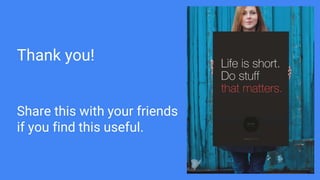 Thank you!
Share this with your friends
if you find this useful.
 