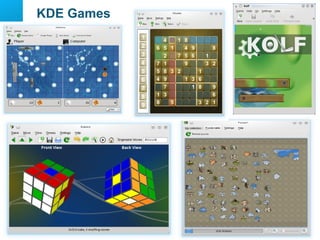 9
KDE Games
 