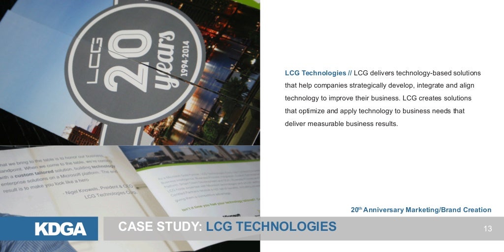 KDG ADVERTISING Capabilities Deck