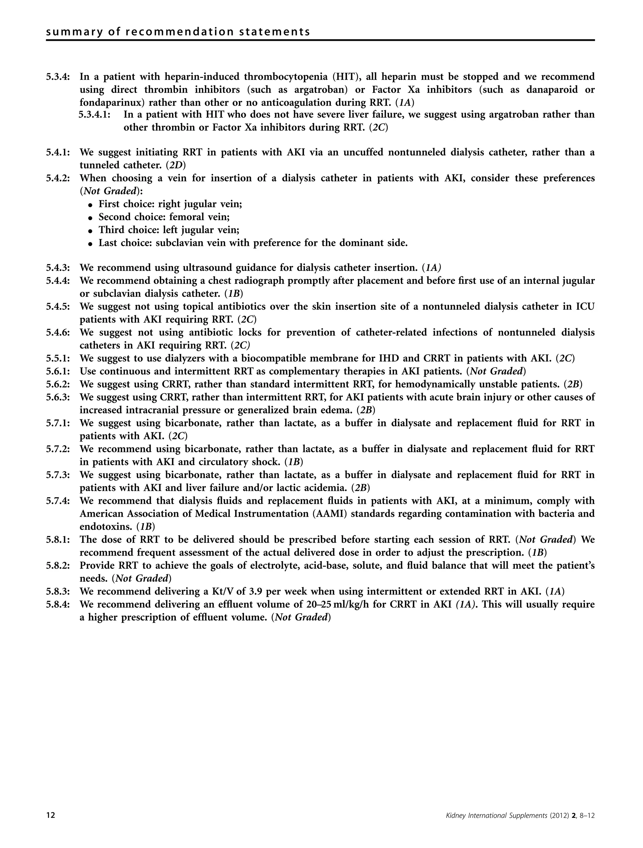 Kdigo aki guideline | PDF
