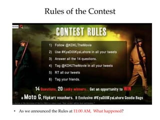 Rules of the Contest
• As we announced the Rules at 11:00 AM, What happened?
 