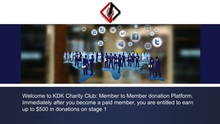 KDK Trade Charity Club - Plan B Presentation