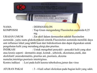 Topisel Obat Pemberian Obat Topical KDM II By pangestu chaesar | PPTX