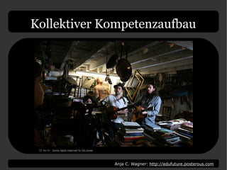 Anja C. Wagner: http://edufuture.posterous.com
CC by-nc: Some rights reserved by DG Jones
Kollektiver Kompetenzaufbau
 