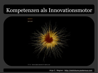 Anja C. Wagner: http://edufuture.posterous.com
Kompetenzen als Innovationsmotor
CC by: Some rights reserved by blprnt_van
 