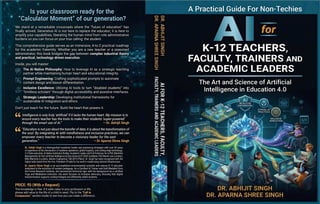 AI for K-12 Teachers, Faculty, Trainers & Academic Leaders: The Art and ...