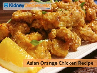 Asian Orange Chicken Recipe
 