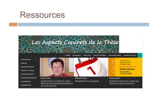 Ressources
 