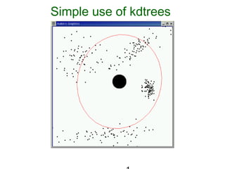 Simple use of kdtrees
 