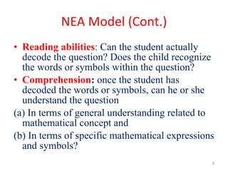 Nea Example Technology Student A STUDY ON STUDENTS’ ERRORS ON WORD PROBLEM | PPT