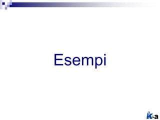 Esempi
 