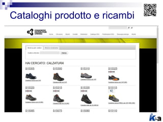 Cataloghi prodotto e ricambi
 