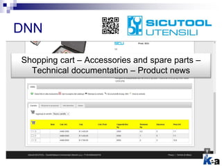 DNN
Shopping cart – Accessories and spare parts –
Technical documentation – Product news
 