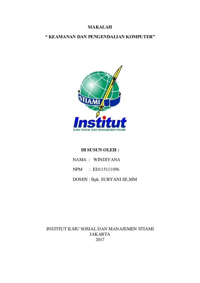 Contoh Makalah Stiami Contoh Makalah Stiami