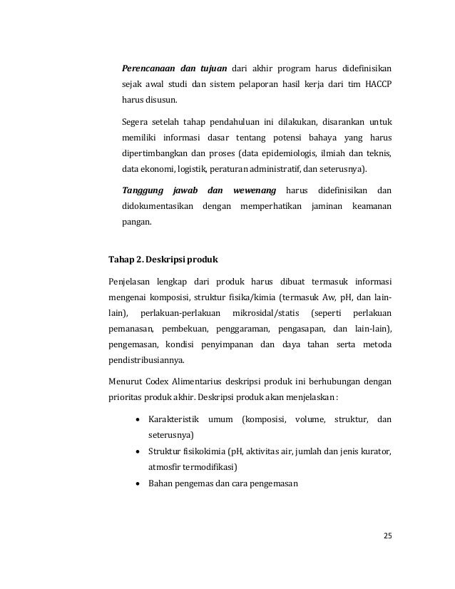 Contoh Formulir Haccp - Contoh Run