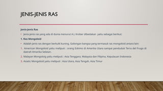 Jenis Ras Keanekaragaman di Indonesia - Bhinneka Tunggal Ika.pptx