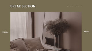 BREAK SECTION
Recess
 