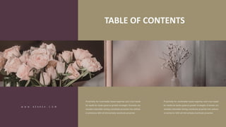 TABLE OF CONTENTS
 
