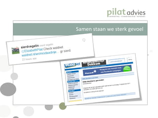 Samen staan we sterk gevoel 