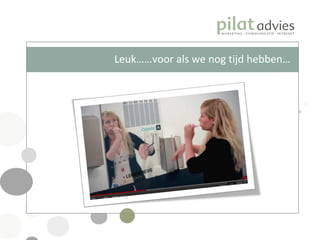 Leuk……voor als we nog tijd hebben… 