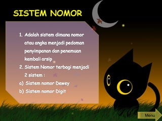 SISTEM NOMOR
Menu
 