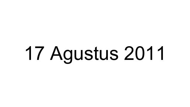 Slide Cerita Sekolah Minggu - 17 Agustus