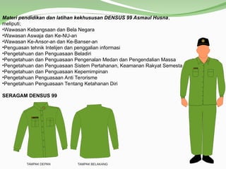 Densus 99 KeBANSERan dan Peraturan Organisasi.ppt