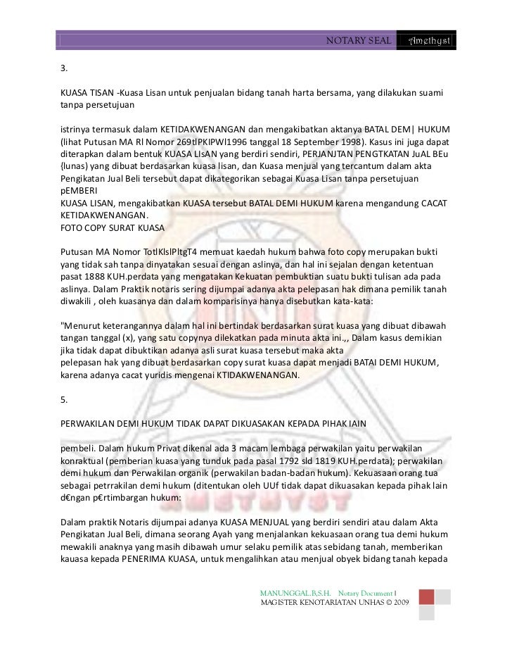 Kebatalan dan degradasi akta notaris
