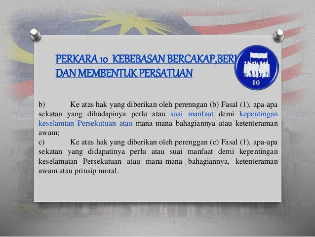 Hak Asasi Manusia Di Malaysia Bahagian Ii Perlembagaan Persekutuan