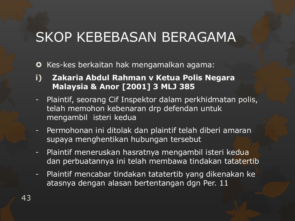 artikel kebebasan beragama di malaysia